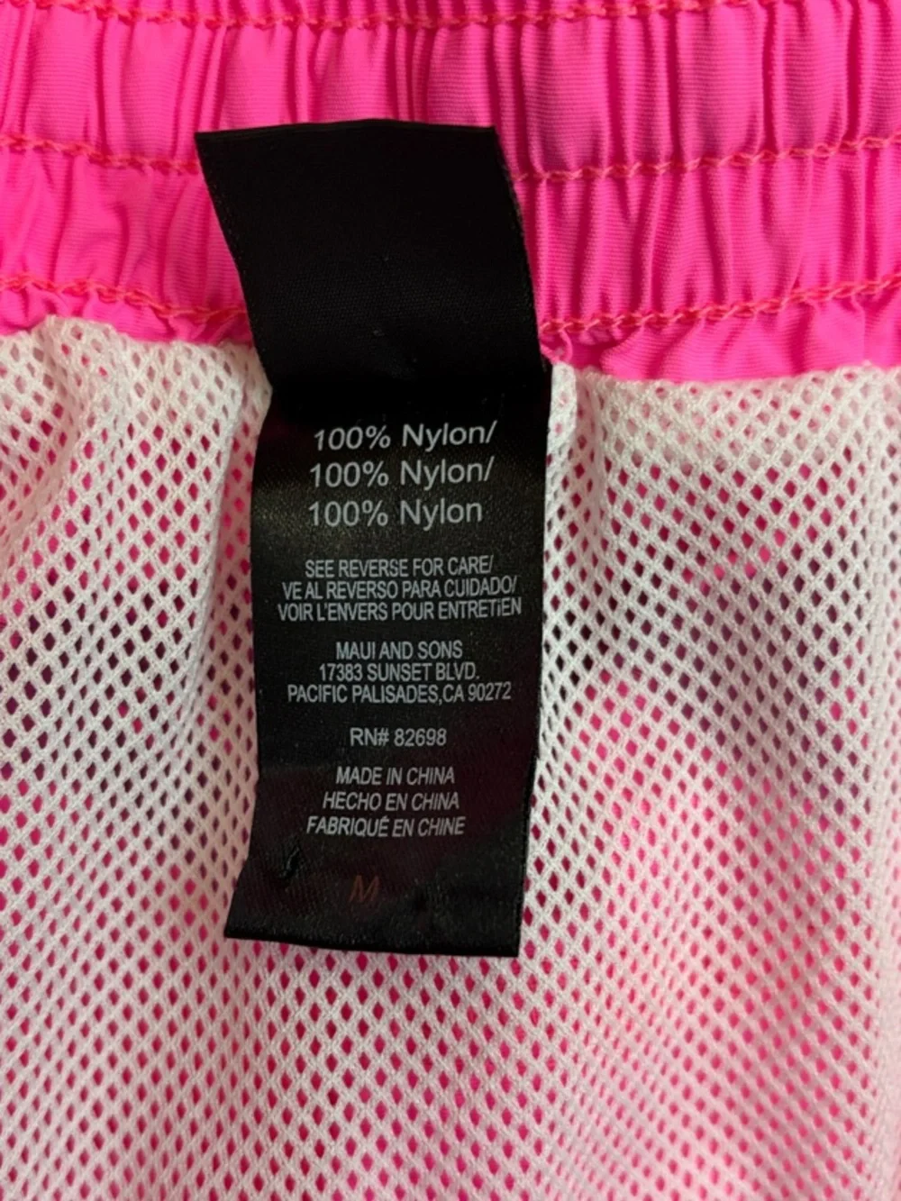 Maui and Sons Neon Pink Women's Athletic Shorts